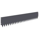VidaXL Krawężnik do trawnika 20 pcs 103 x 20 cm Stal antracytowy