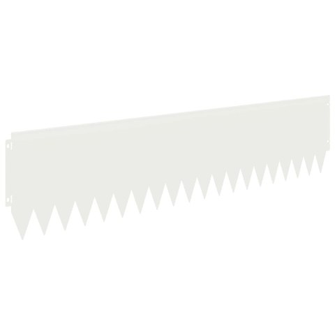 KRAWĘŻNIK DO TRAWNIKA 20 PCS 103X25CM STAL BIAŁY