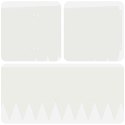 KRAWĘŻNIK DO TRAWNIKA 20 PCS 103X25CM STAL BIAŁY