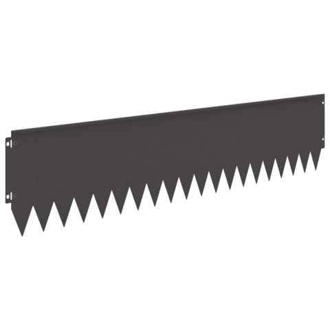 KRAWĘŻNIK DO TRAWNIKA 20 PCS 103X25CM STAL CZARNY