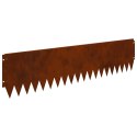 KRAWĘŻNIK DO TRAWNIKA 20 PCS 103X25CM STAL RDZAWY