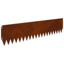 KRAWĘŻNIK DO TRAWNIKA 20 PCS 103X25CM STAL RDZAWY