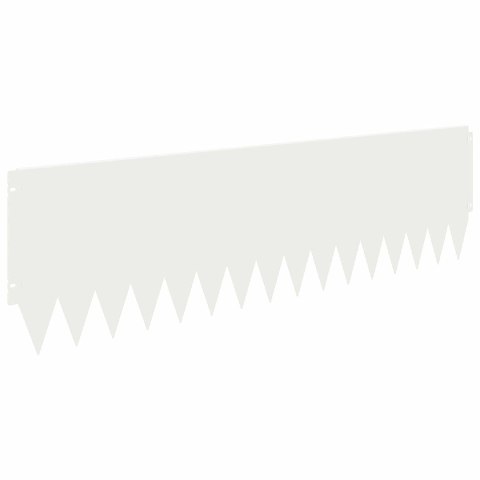 KRAWĘŻNIK DO TRAWNIKA 20 PCS 103X30CM STAL BIAŁY