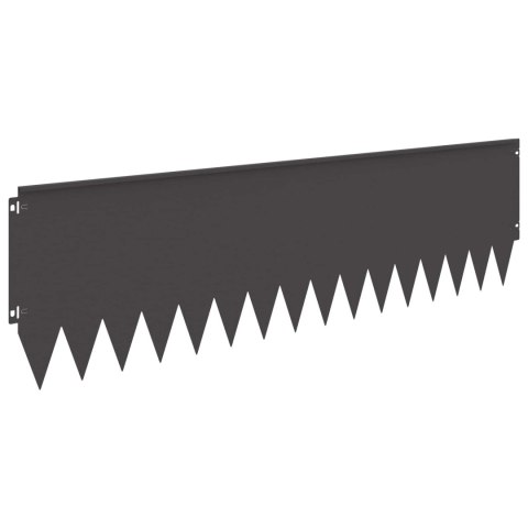 KRAWĘŻNIK DO TRAWNIKA 20 PCS 103X30CM STAL CZARNY