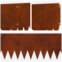 KRAWĘŻNIK DO TRAWNIKA 20 PCS 103X30CM STAL RDZAWY