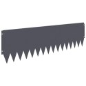 KRAWĘŻNIK DO TRAWNIKA 20 PCS 103X30CM STAL ANTRACYTOWY