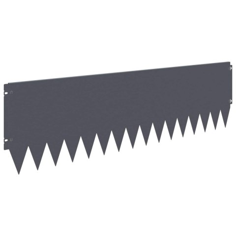 KRAWĘŻNIK DO TRAWNIKA 20 PCS 103X30CM STAL ANTRACYTOWY