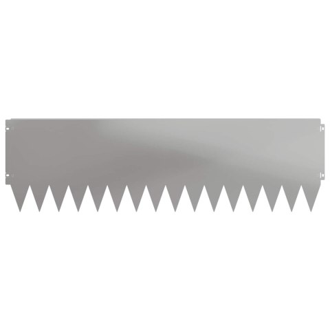 KRAWĘŻNIK DO TRAWNIKA 20 PCS 103X30CM STAL SREBRNY