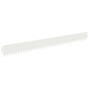 VidaXL Krawężnik do trawnika 30 pcs 103 x 10 cm Stal Biały