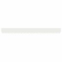 VidaXL Krawężnik do trawnika 30 pcs 103 x 10 cm Stal Biały