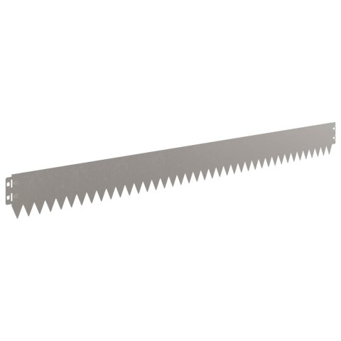 VidaXL Krawężnik do trawnika 30 pcs 103 x 10 cm Stal Rdzawy