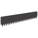 KRAWĘŻNIK DO TRAWNIKA 30 PCS 103X20CM STAL CZARNY