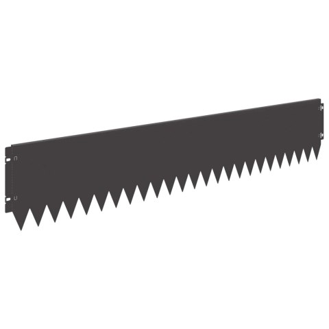 KRAWĘŻNIK DO TRAWNIKA 30 PCS 103X20CM STAL CZARNY