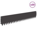 KRAWĘŻNIK DO TRAWNIKA 30 PCS 103X20CM STAL CZARNY