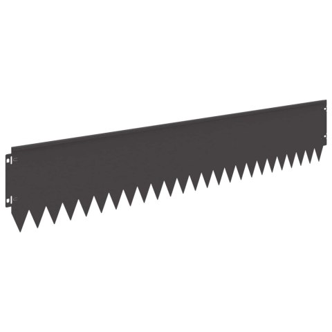 KRAWĘŻNIK DO TRAWNIKA 30 PCS 103X20CM STAL CZARNY