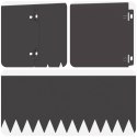 KRAWĘŻNIK DO TRAWNIKA 30 PCS 103X20CM STAL CZARNY