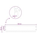 KRAWĘŻNIK DO TRAWNIKA 30 PCS 103X20CM STAL CZARNY