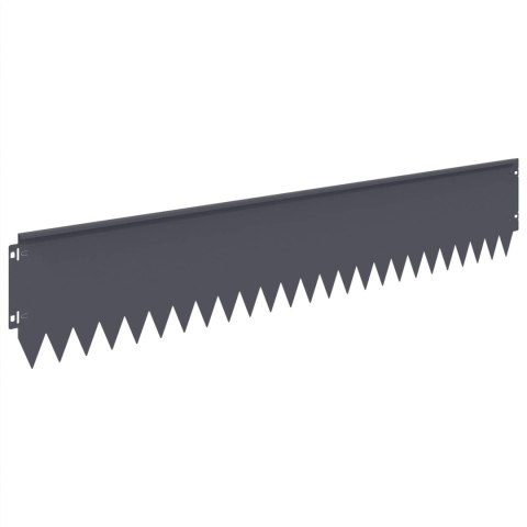 KRAWĘŻNIK DO TRAWNIKA 30 PCS 103X20CM STAL ANTRACYTOWY