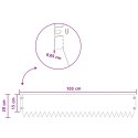 VidaXL Krawężnik do trawnika 30 pcs 103 x 20 cm Stal antracytowy