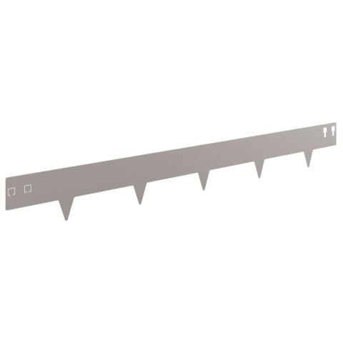 KRAWĘŻNIK DO TRAWNIKA 10 PCS 100X12CM STAL RDZAWY