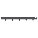 KRAWĘŻNIK DO TRAWNIKA 10 PCS 100X12CM STAL ANTRACYTOWY