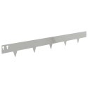KRAWĘŻNIK DO TRAWNIKA 10 PCS 100X12CM STAL SREBRNY