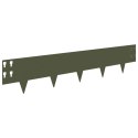 KRAWĘŻNIK DO TRAWNIKA 10 PCS 100X20CM STAL OLIWKOWY ZIELONY