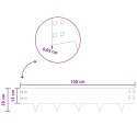 KRAWĘŻNIK DO TRAWNIKA 10 PCS 100X20CM STAL RDZAWY