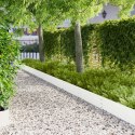 KRAWĘŻNIK DO TRAWNIKA 10 PCS 100X25CM STAL BIAŁY