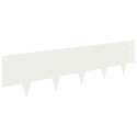 KRAWĘŻNIK DO TRAWNIKA 10 PCS 100X25CM STAL BIAŁY