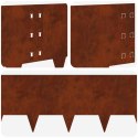 KRAWĘŻNIK DO TRAWNIKA 10 PCS 100X30CM STAL RDZAWY