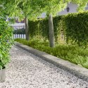 VidaXL Krawężnik do trawnika 10 pcs 100 x 30 cm Stal srebrny