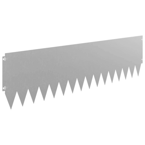 VidaXL Krawężnik do trawnika 10 pcs 103 x 30 cm Stal Rdzawy