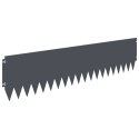 VidaXL Krawężnik do trawnika 20 pcs 103 x 25 cm Stal antracytowy