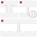 VidaXL Krawężnik do trawnika 30 pcs 100 x 25 cm Stal Rdzawy
