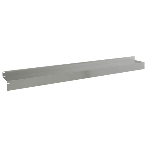 KRAWĘŻNIK DO TRAWNIKA 10 PCS 100X10X8CM STAL SREBRNY