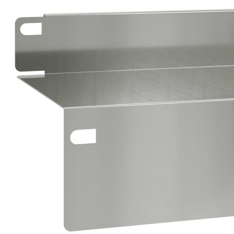 KRAWĘŻNIK DO TRAWNIKA 10 PCS 100X10X8CM STAL SREBRNY