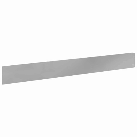 KRAWĘŻNIK DO TRAWNIKA 10 PCS 100X12CM STAL SREBRNY