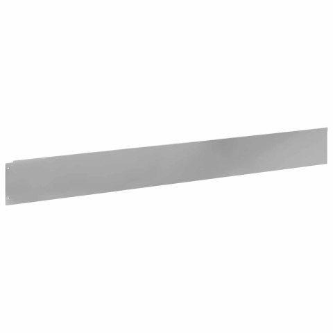 KRAWĘŻNIK DO TRAWNIKA 10 PCS 100X12CM STAL SREBRNY