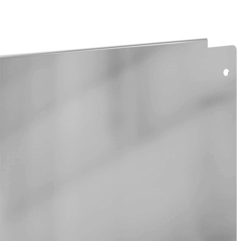 KRAWĘŻNIK DO TRAWNIKA 10 PCS 100X12CM STAL SREBRNY