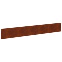KRAWĘŻNIK DO TRAWNIKA 10 PCS 100X15CM STAL RDZAWY