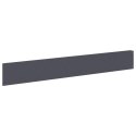 KRAWĘŻNIK DO TRAWNIKA 10 PCS 100X15CM STAL ANTRACYTOWY