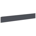 KRAWĘŻNIK DO TRAWNIKA 10 PCS 100X15CM STAL ANTRACYTOWY