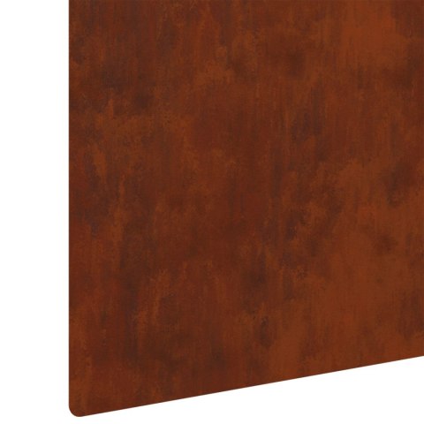 KRAWĘŻNIK DO TRAWNIKA 10 PCS 100X18CM STAL RDZAWY