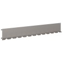 KRAWĘŻNIK DO TRAWNIKA 10 PCS 102X15X4CM STAL RDZAWY