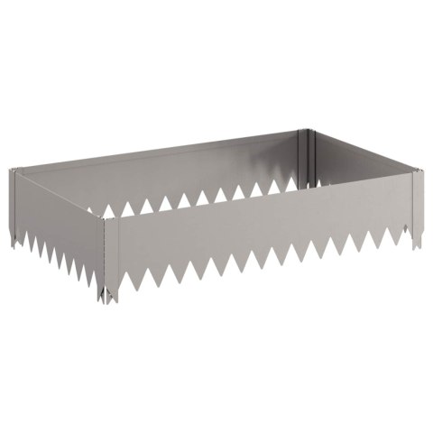 KRAWĘŻNIK DO TRAWNIKA 100X60X20CM STAL RDZAWY