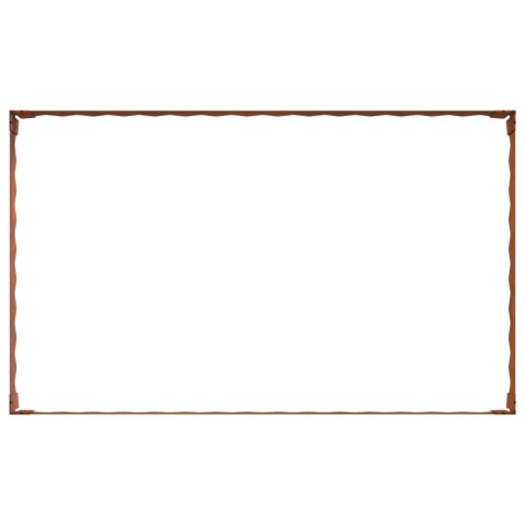 KRAWĘŻNIK DO TRAWNIKA 100X60X20CM STAL RDZAWY