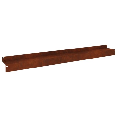 KRAWĘŻNIK DO TRAWNIKA 20 PCS 100X10X8CM STAL RDZAWY
