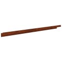 KRAWĘŻNIK DO TRAWNIKA 20 PCS 100X10X8CM STAL RDZAWY