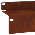 KRAWĘŻNIK DO TRAWNIKA 20 PCS 100X10X8CM STAL RDZAWY